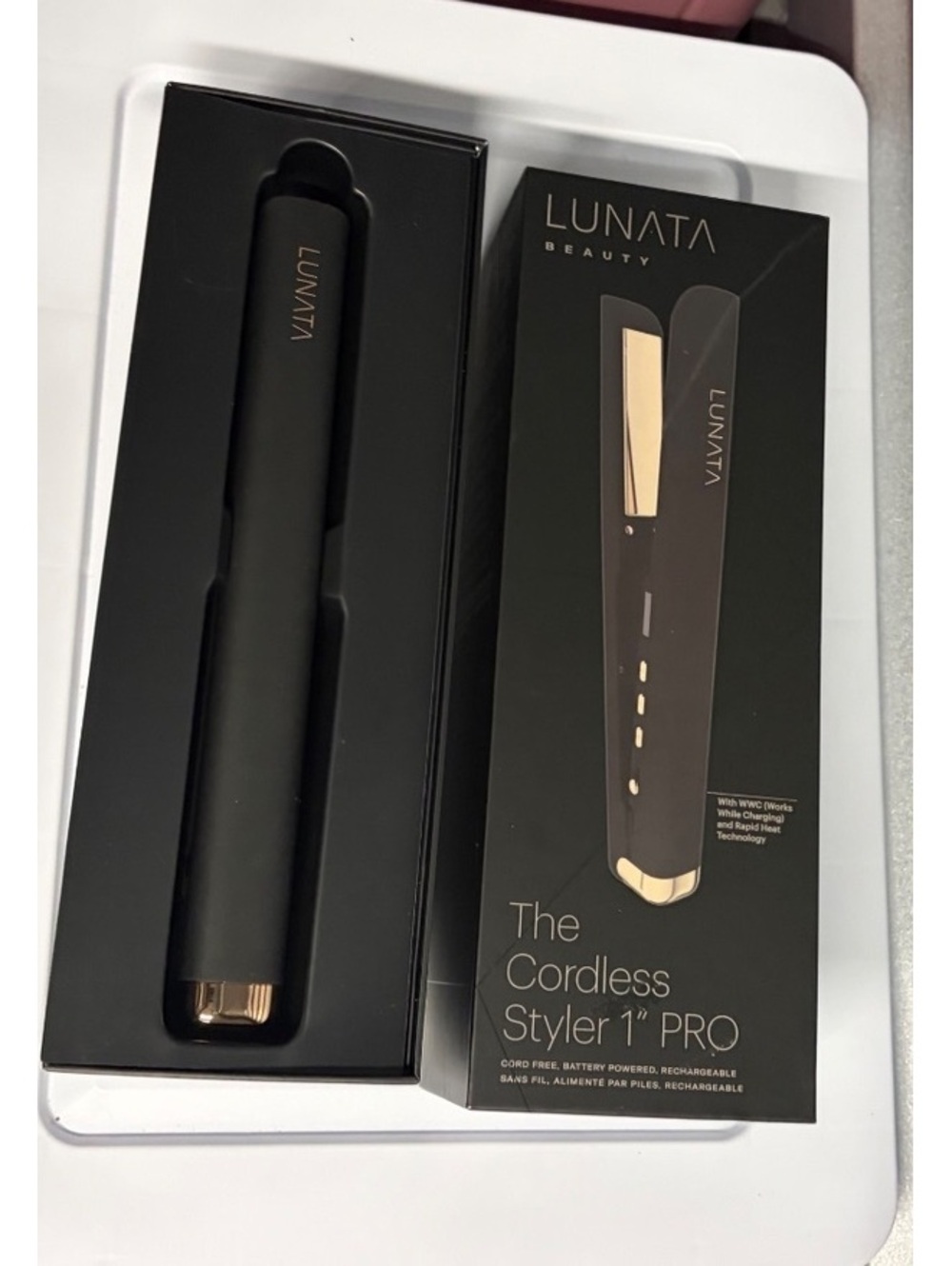 Lunata Beauty The Cordless Styler 1" PRO Flat Iron